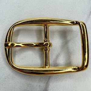 Vintage Gold Tone Simple Basic Belt Buckle for up to 1 Inch Belt